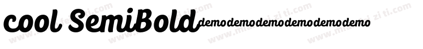 cool SemiBold字体转换